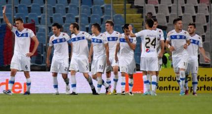 Boban Nikolov (#24) after one of the Viitorul goals; photo: digisport.ro